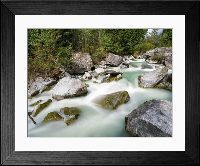 Framed Print : River Sarca. Val di Genova in the Parco Naturale Adamello, Brenta, Trentino, Italy, Val Rendena Date: 20-09-2020 Framed Print : River Sarca. Val di Genova in the Parco Naturale Adamello, Brenta, Trentino, Italy, Val Rendena Date: 20-09-2020