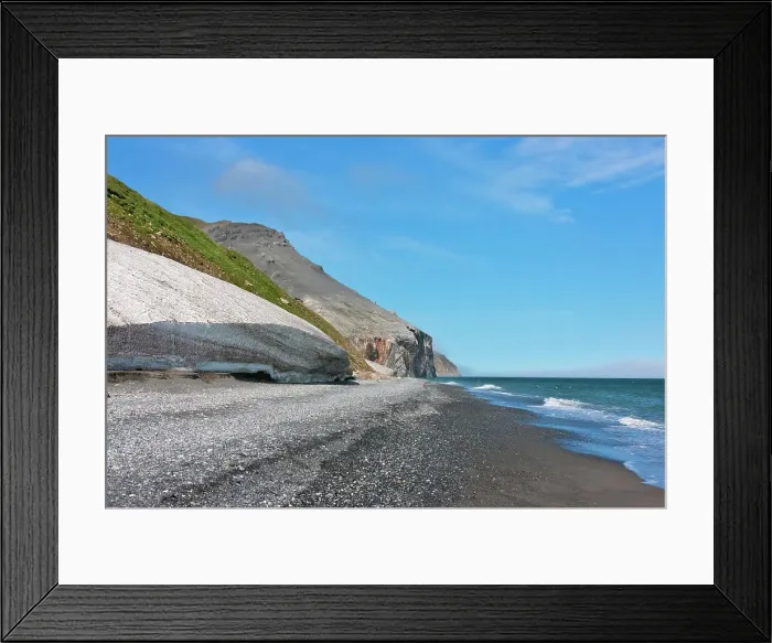 Framed Print : Beach, Cape Dezhnev, most eastern corner of Eurasia, Russian Far East Date: 04-08-2012 Framed Print : Beach, Cape Dezhnev, most eastern corner of Eurasia, Russian Far East Date: 04-08-2012