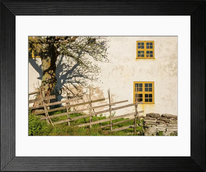 Framed Print : Sweden, Gotland Island, Fleringe, exterior farm Date: 14-05-2019 Framed Print : Sweden, Gotland Island, Fleringe, exterior farm Date: 14-05-2019
