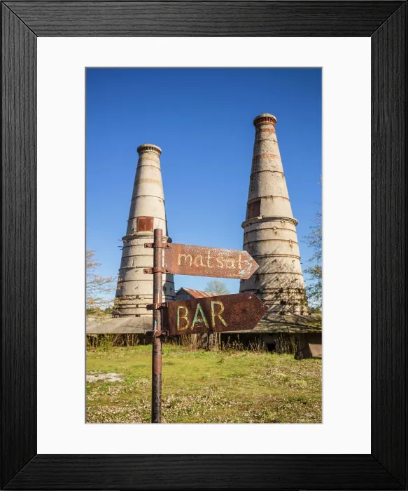 Framed Print : Sweden, Gotland Island, Bungenas, former chalk mine and military base, now an exclusive vacation development and nature preserve, smokestacks of former lime factory Date: 15-05-2019 Framed Print : Sweden, Gotland Island, Bungenas, former chalk mine and military base, now an exclusive vacation development and nature preserve, smokestacks of former lime factory Date: 15-05-2019