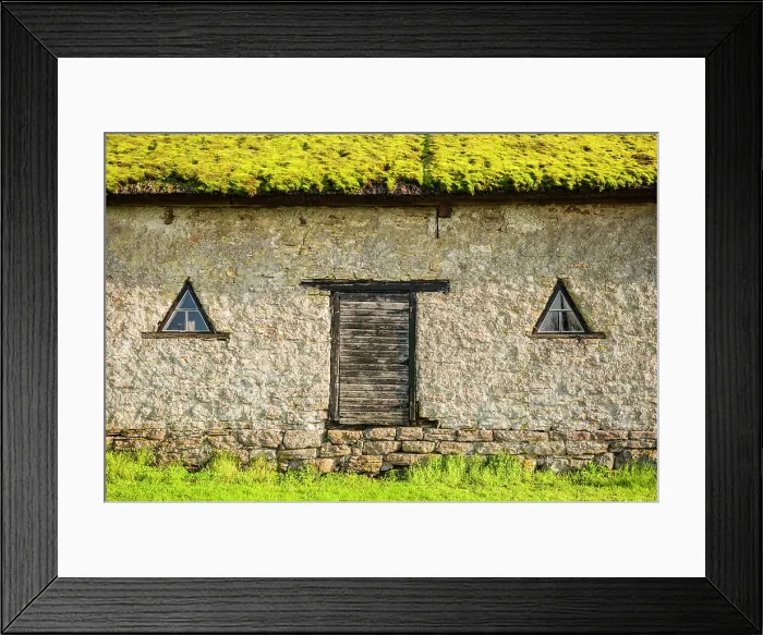 Framed Print : Sweden, Oland Island, Himmelsberga, antique farm building Date: 20-05-2019