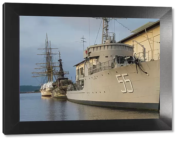 Southern Sweden, Karlskrona, Marinmuseum, marine museum, naval vessels Date: 21-05-2019