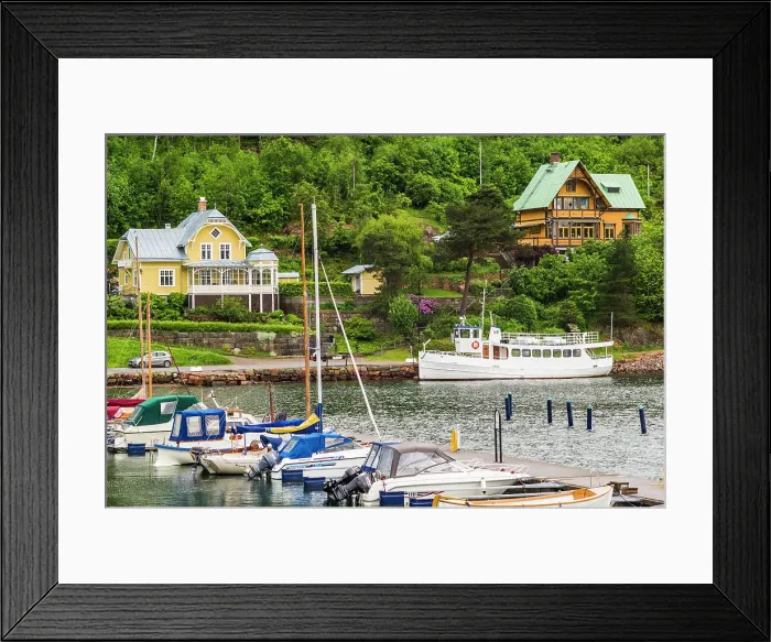 Framed Print : Sweden, Bohuslan, Gustavsberg, Sweden's Oldest Resort, waterfront view Date: 01-06-2019 Framed Print : Sweden, Bohuslan, Gustavsberg, Sweden's Oldest Resort, waterfront view Date: 01-06-2019