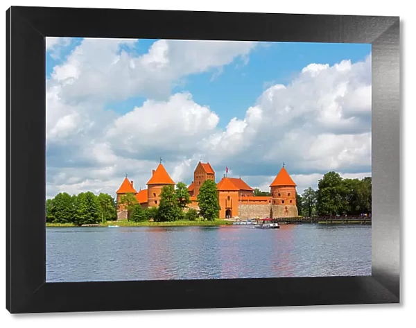Trakai Island Castle on Lake Galve, Lithuania Date: 22-07-2019