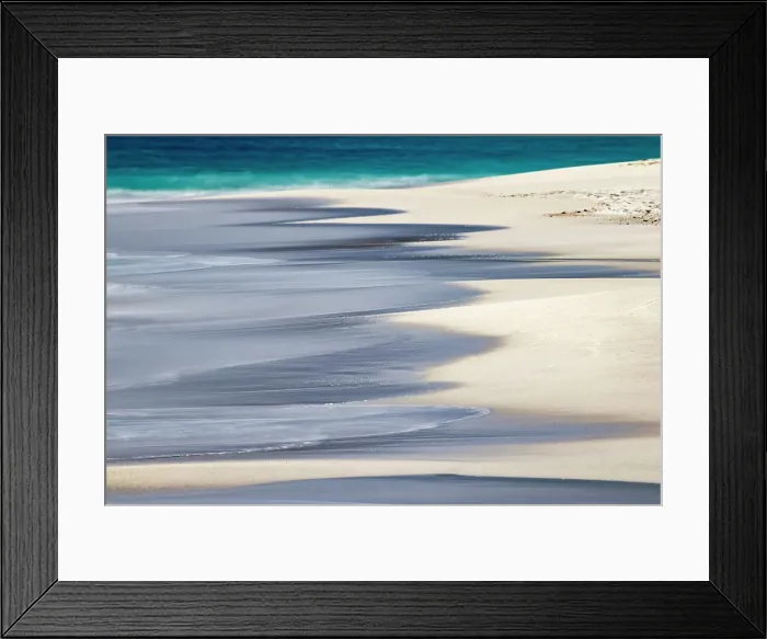 Framed Print : Surf pattern washing up on white sandy beach, Espanola Island, Galapagos Islands, Ecuador. Date: 30-07-2021 Framed Print : Surf pattern washing up on white sandy beach, Espanola Island, Galapagos Islands, Ecuador. Date: 30-07-2021