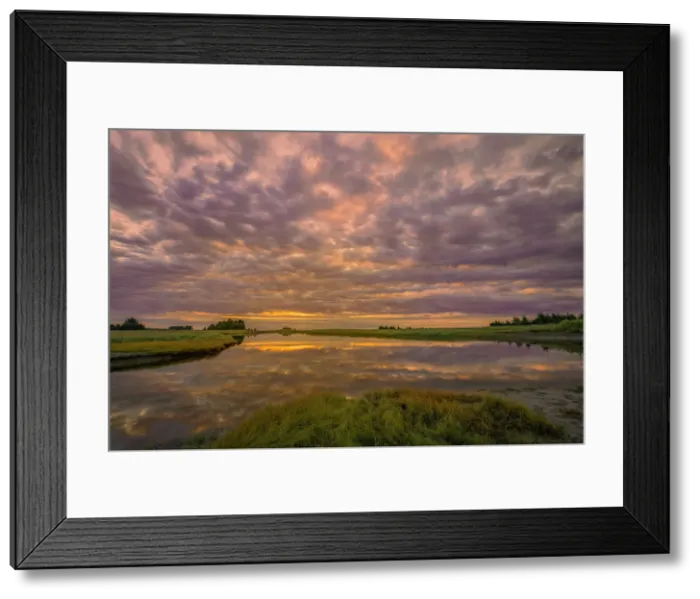 Framed Print : Sunrise on slough of Silver Salmon Creek, Lake Clark National Park and Preserve, Alaska Date: 27-08-2021 Framed Print : Sunrise on slough of Silver Salmon Creek, Lake Clark National Park and Preserve, Alaska Date: 27-08-2021