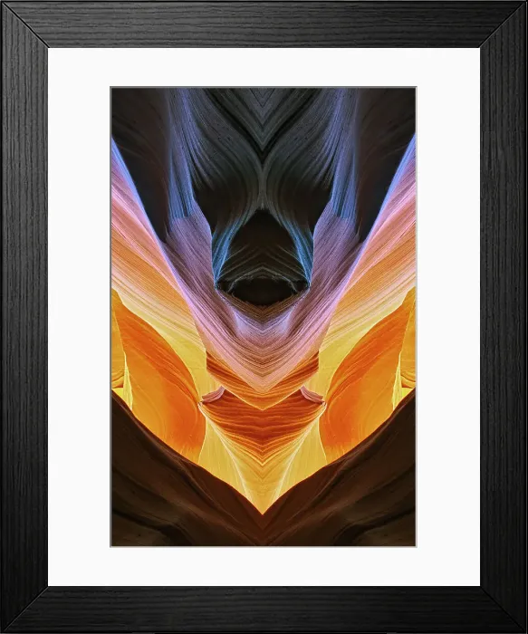 Framed Print : View of Antelope Canyon, Page, Arizona Date: 15-02-2007 Framed Print : View of Antelope Canyon, Page, Arizona Date: 15-02-2007