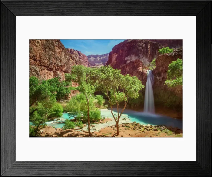 Framed Print : Havasu Falls, Arizona Date: 05-04-2016 Framed Print : Havasu Falls, Arizona Date: 05-04-2016