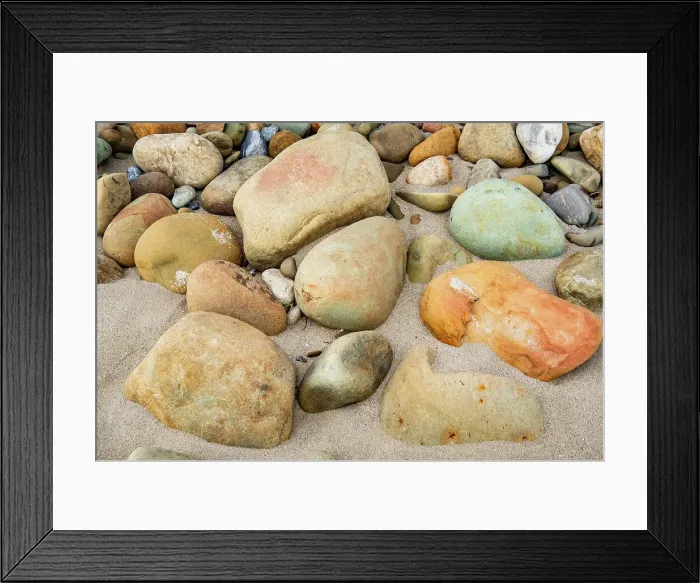 Framed Print : USA, California. Central Coast, Santa Barbara County, Santa Barbara, Montecito, Butterfly Beach, drain and cobble eroded by King Tides Date: 16-02-2019 Framed Print : USA, California. Central Coast, Santa Barbara County, Santa Barbara, Montecito, Butterfly Beach, drain and cobble eroded by King Tides Date: 16-02-2019