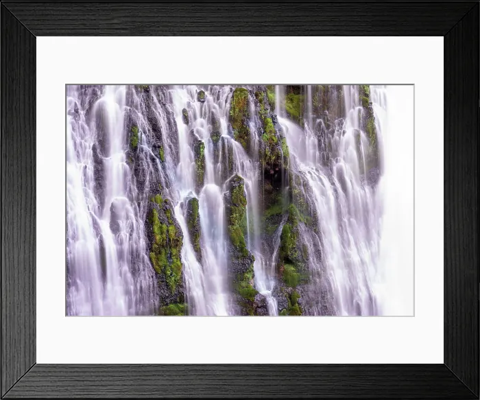 Framed Print : USA, California, McArthur-Burney Falls State Park. Burney Creek waterfall and ferns. Date: 07-04-2021 Framed Print : USA, California, McArthur-Burney Falls State Park. Burney Creek waterfall and ferns. Date: 07-04-2021