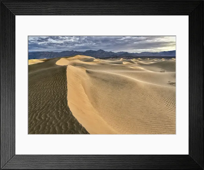 Framed Print : Mesquite Dunes, Death Valley National Park, California. Date: 15-02-2021 Framed Print : Mesquite Dunes, Death Valley National Park, California. Date: 15-02-2021