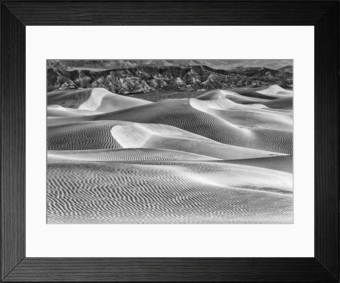 Framed Print : Mesquite Dunes, Death Valley National Park, California. Date: 15-02-2021 Framed Print : Mesquite Dunes, Death Valley National Park, California. Date: 15-02-2021