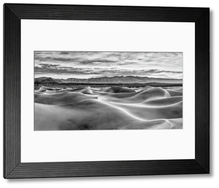 Framed Print : Mesquite Dunes, Death Valley National Park, California. Date: 15-02-2021 Framed Print : Mesquite Dunes, Death Valley National Park, California. Date: 15-02-2021
