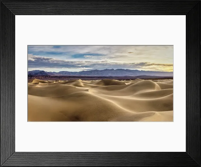 Framed Print : Mesquite Dunes, Death Valley National Park, California. Date: 15-02-2021 Framed Print : Mesquite Dunes, Death Valley National Park, California. Date: 15-02-2021