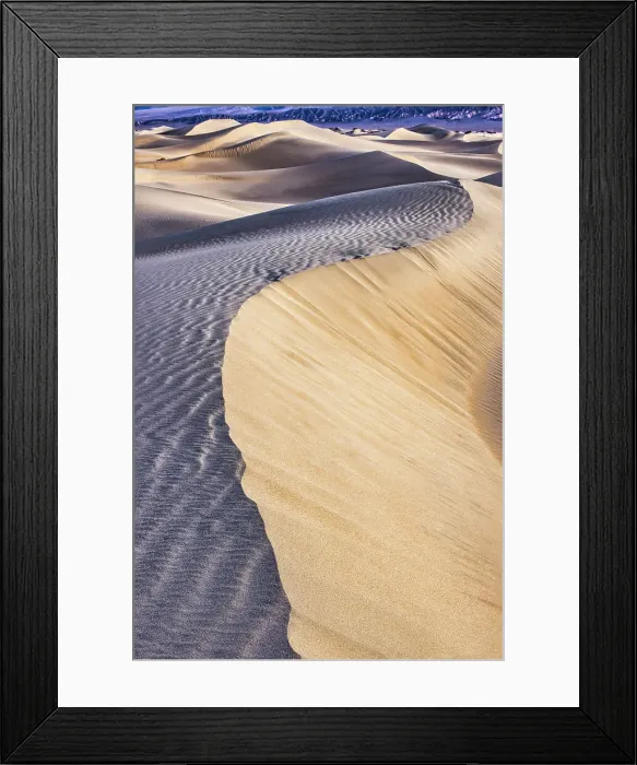 Framed Print : Mesquite Dunes, Death Valley National Park, California. Date: 15-02-2021 Framed Print : Mesquite Dunes, Death Valley National Park, California. Date: 15-02-2021