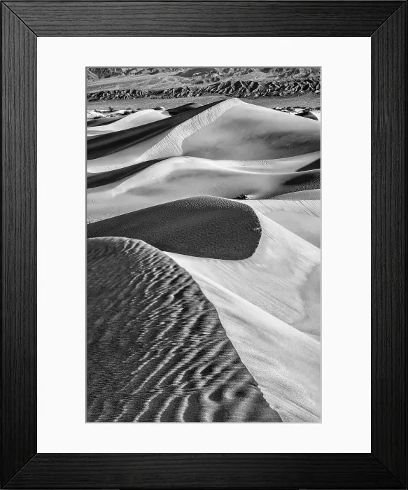 Framed Print : Mesquite Dunes, Death Valley National Park, California. Date: 15-02-2021 Framed Print : Mesquite Dunes, Death Valley National Park, California. Date: 15-02-2021