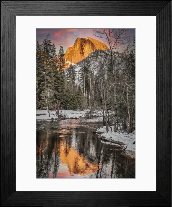 Framed Print : USA, California, Half Dome in Yosemite. Date: 08-02-2022