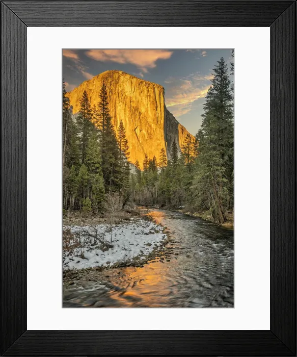 Framed Print : El Capitan and Merced River, Yosemite, California. Date: 09-02-2022 Framed Print : El Capitan and Merced River, Yosemite, California. Date: 09-02-2022