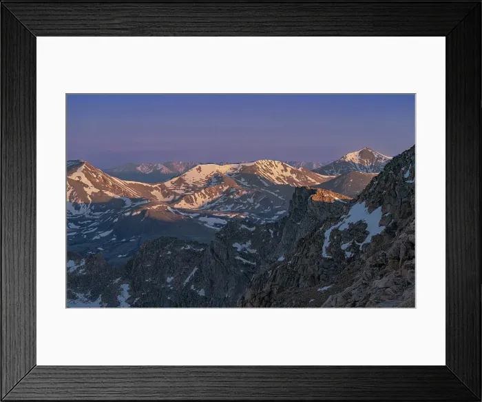 Framed Print : View from Mount Evans looking west, Colorado Date: 15-06-2021 Framed Print : View from Mount Evans looking west, Colorado Date: 15-06-2021