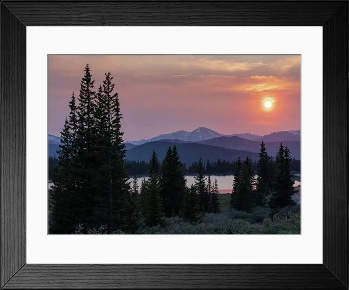 Framed Print : Sunset on Echo Lake, Mount Evans Scenic and Historic Byway, Colorado Date: 15-06-2021 Framed Print : Sunset on Echo Lake, Mount Evans Scenic and Historic Byway, Colorado Date: 15-06-2021