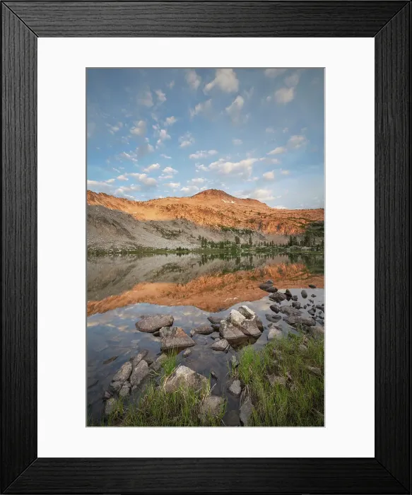 Framed Print : Twin Lakes and Snowyside Peak, Alice-Toxaway Lakes Loop Trail, Sawtooth Mountains Date: 08-08-2019 Framed Print : Twin Lakes and Snowyside Peak, Alice-Toxaway Lakes Loop Trail, Sawtooth Mountains Date: 08-08-2019