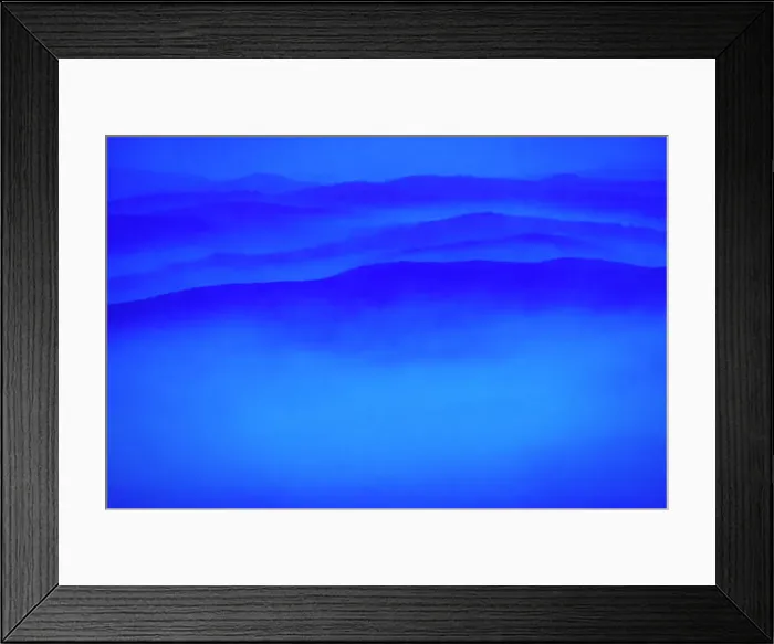 Framed Print : Wildfire smoke and clouds mixing, Stillwater State Forest near Whitefish, Montana, USA Date: 27-07-2021