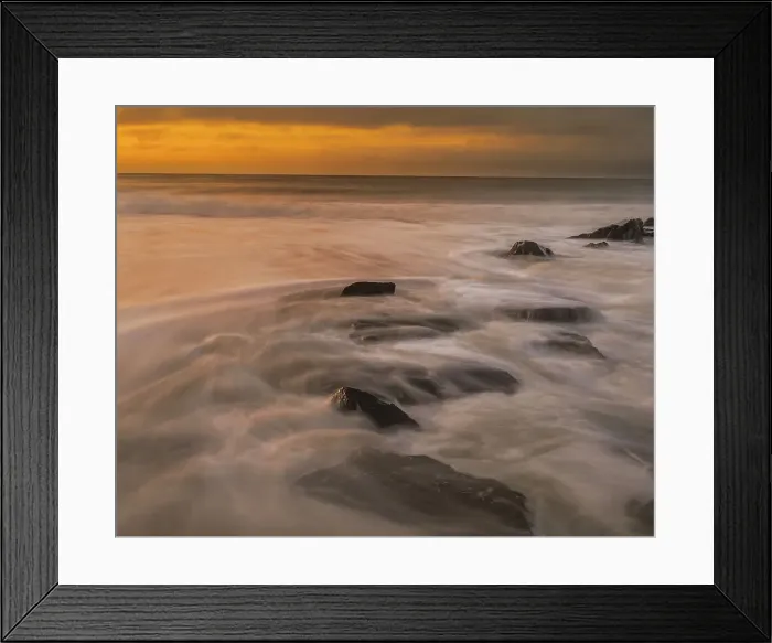Framed Print : USA, New Jersey, Cape May National Seashore. Sunrise on rocky shoreline. Date: 18-09-2021 Framed Print : USA, New Jersey, Cape May National Seashore. Sunrise on rocky shoreline. Date: 18-09-2021