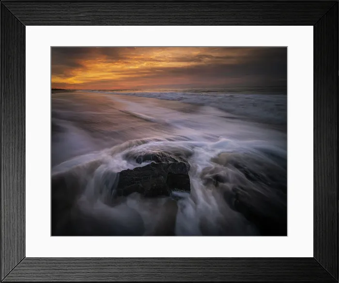 Framed Print : USA, New Jersey, Cape May National Seashore. Sunset on ocean and beach scenic. Date: 06-11-2021 Framed Print : USA, New Jersey, Cape May National Seashore. Sunset on ocean and beach scenic. Date: 06-11-2021