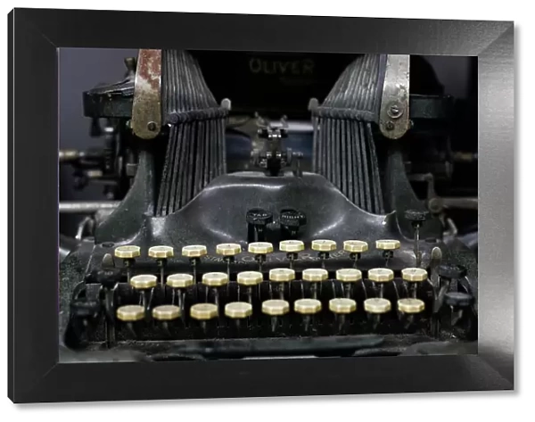 Close-up of antique typewriter. Date: 29-12-2017