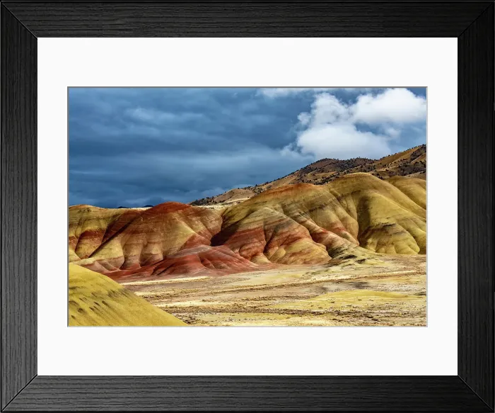 Framed Print : USA, John Day Fossil Beds, Painted Hills Unit Overlook Date: 27-09-2021 Framed Print : USA, John Day Fossil Beds, Painted Hills Unit Overlook Date: 27-09-2021