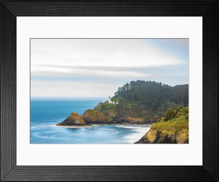 Framed Print : Heceta Head, Oregon, USA. The Heceta Head lighthouse on the Oregon coast. Date: 04-05-2021 Framed Print : Heceta Head, Oregon, USA. The Heceta Head lighthouse on the Oregon coast. Date: 04-05-2021