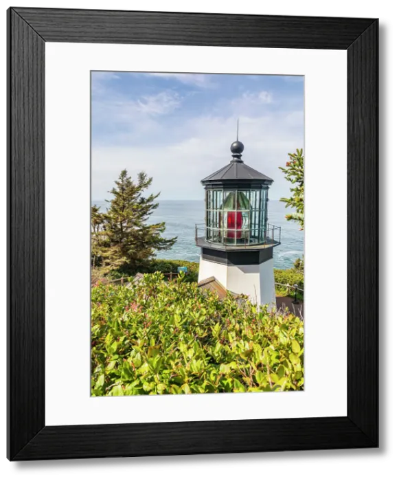 Framed Print : Cape Meares, Oregon, USA. Cape Meares lighthouse on the Oregon coast. Date: 05-05-2021 Framed Print : Cape Meares, Oregon, USA. Cape Meares lighthouse on the Oregon coast. Date: 05-05-2021