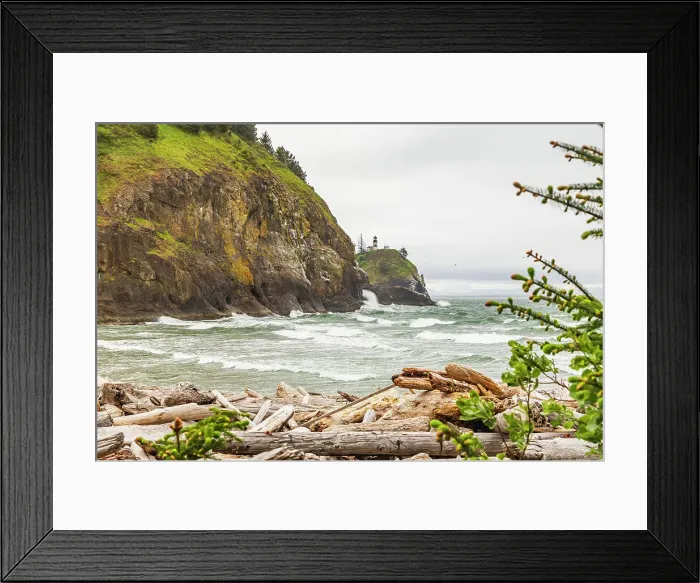 Framed Print : Cape Disappointment State Park, Washington State, USA. Surf crashing on the rocks at Cape Disappointment State Park. Date: 06-05-2021 Framed Print : Cape Disappointment State Park, Washington State, USA. Surf crashing on the rocks at Cape Disappointment State Park. Date: 06-05-2021