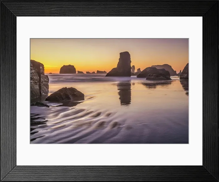 Framed Print : Bandon Beach, Oregon Date: 26-04-2021