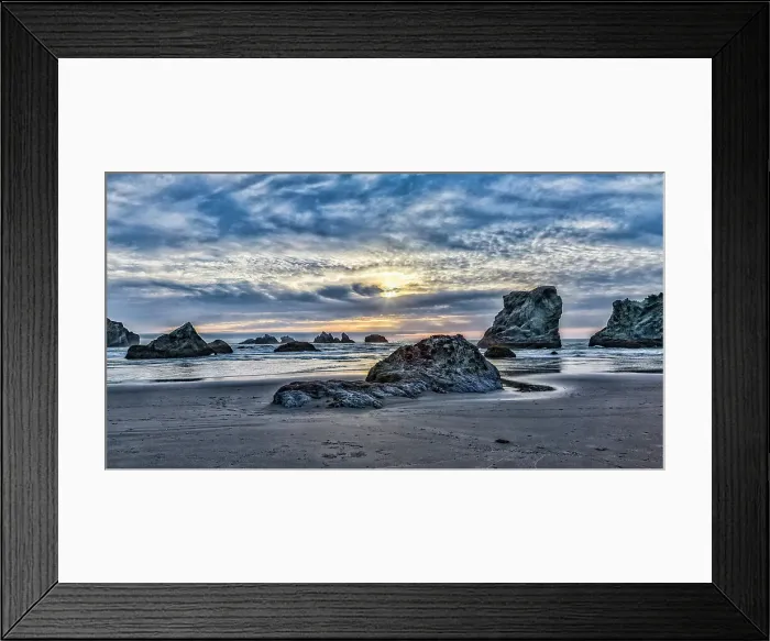 Framed Print : USA, Oregon, Bandon, Beach Date: 03-06-2018 Framed Print : USA, Oregon, Bandon, Beach Date: 03-06-2018
