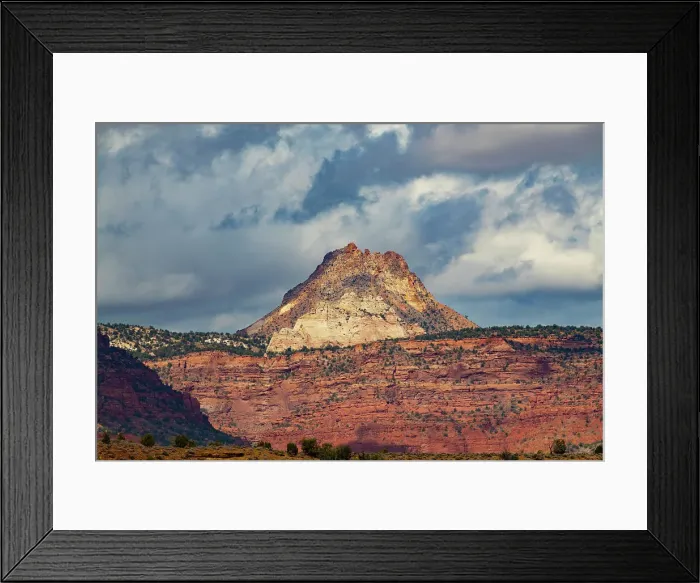 Framed Print : USA, Utah. Mollies Nipple from US Hwy 89 Date: 06-10-2021
