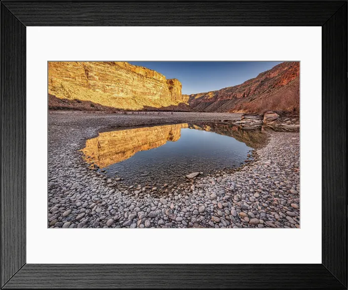 Framed Print : Pool, Colorado River, Moab, Utah Date: 05-03-2021