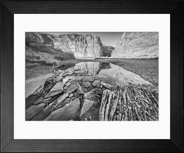 Framed Print : Pool, Colorado River, Moab, Utah Date: 05-03-2021