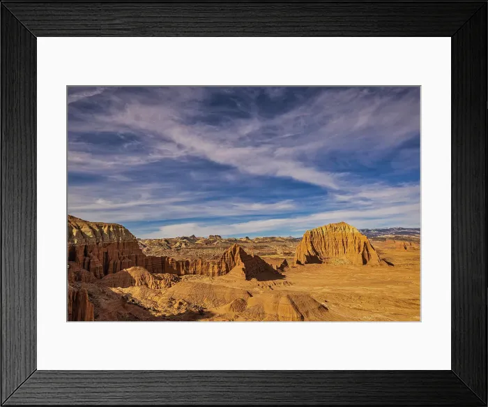 Framed Print : Cathedral Valley, Capitol Reef, Utah Date: 07-03-2021 Framed Print : Cathedral Valley, Capitol Reef, Utah Date: 07-03-2021
