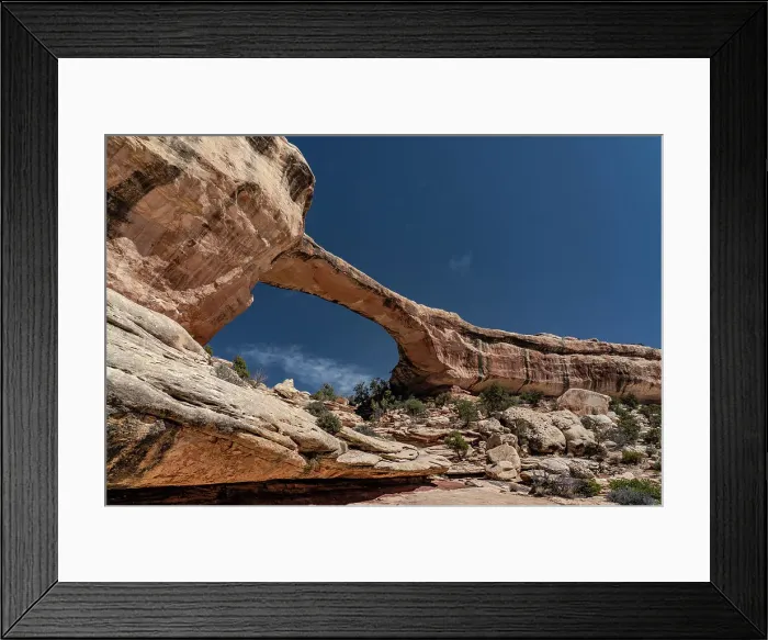 Framed Print : USA, Utah. Owachomo Bridge, Natural Bridges National Monument. Date: 29-03-2021 Framed Print : USA, Utah. Owachomo Bridge, Natural Bridges National Monument. Date: 29-03-2021