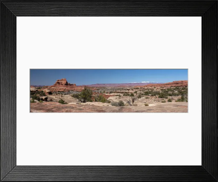 Framed Print : USA, Utah. Vista from Wooden Shoe Arch, Canyonlands National Park, Needles District. Date: 31-03-2021