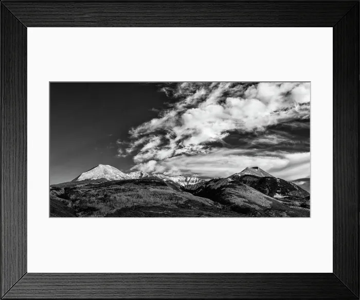Framed Print : USA, Utah. View of the snow covered Manti-La Sal Mountains in late autumn with clouds, near Moab. Date: 01-11-2020 Framed Print : USA, Utah. View of the snow covered Manti-La Sal Mountains in late autumn with clouds, near Moab. Date: 01-11-2020