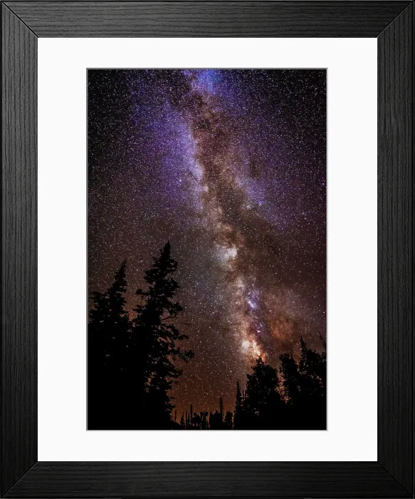 Framed Print : Milky Way over Cedar Breaks National Monument, Utah, USA. Date: 25-05-2021 Framed Print : Milky Way over Cedar Breaks National Monument, Utah, USA. Date: 25-05-2021
