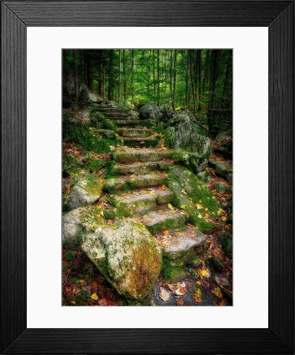 Framed Print : Staircase to Wigwam Falls, Virginia, Blue Ridge Parkway Date: 04-10-2018 Framed Print : Staircase to Wigwam Falls, Virginia, Blue Ridge Parkway Date: 04-10-2018