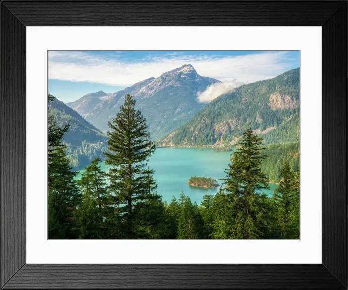 Framed Print : Washington State, Ross Lake National Recreation Area, Diablo Lake Date: 04-10-2020 Framed Print : Washington State, Ross Lake National Recreation Area, Diablo Lake Date: 04-10-2020