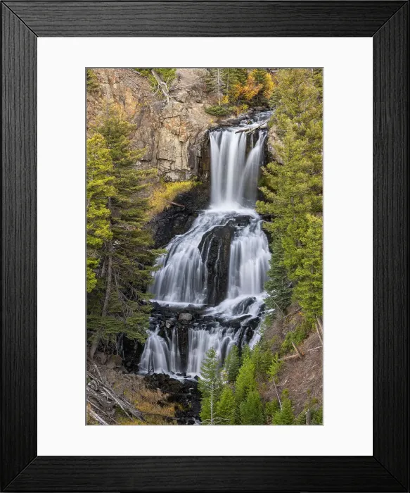 Framed Print : Undine Falls, Yellowstone National Park, Wyoming Date: 04-10-2021 Framed Print : Undine Falls, Yellowstone National Park, Wyoming Date: 04-10-2021