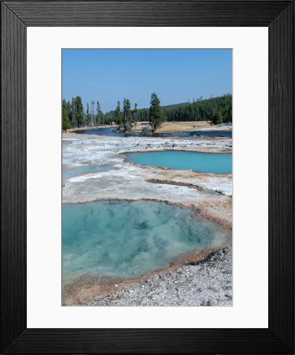 Framed Print : USA, Wyoming, Yellowstone National Park, Biscuit Basin, Black Diamond Pool. Date: 08-10-2020 Framed Print : USA, Wyoming, Yellowstone National Park, Biscuit Basin, Black Diamond Pool. Date: 08-10-2020