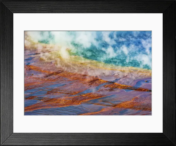 Framed Print : Grand Prismatic Spring, Yellowstone National Park, Wyoming, USA. Date: 25-05-2021 Framed Print : Grand Prismatic Spring, Yellowstone National Park, Wyoming, USA. Date: 25-05-2021