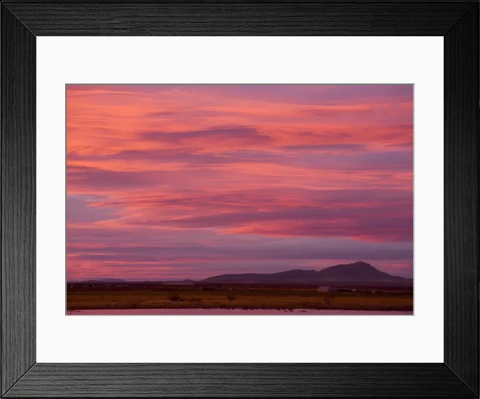 Framed Print : Whitewater Draw Wildlife Area, - well-known sandhill crane roosting site - at sunset; south-east Arizona, USA Framed Print : Whitewater Draw Wildlife Area, - well-known sandhill crane roosting site - at sunset; south-east Arizona, USA