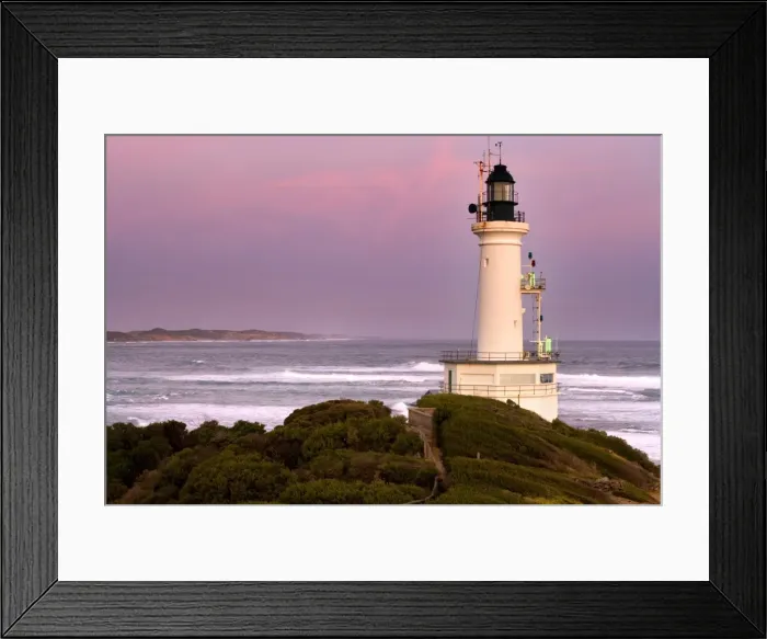 Framed Print : JLR08378. AUS-1405. Point Lonsdale Lighthouse.Built in 1902 at the entrance Framed Print : JLR08378. AUS-1405. Point Lonsdale Lighthouse.Built in 1902 at the entrance
